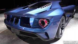 2017 Ford GT Start-up, Revs and Moving!