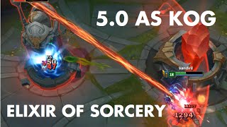 5.0 AS Kog'maw & Elixir of Sorcery (Super Pushing)
