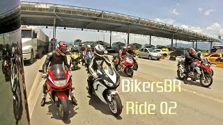 BikersBR RIDE #02 - Wheelies and Burnouts in the city!