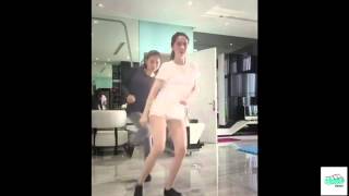 Full HD Video Ngọc Trinh tập nhảy shuffle cute cực dễ thương