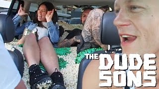 Popcorn Car Mayhem in Hollywood! - The Dudesons