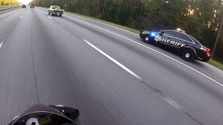 Motorcycle Police Chases Compilation #12 - FNF
