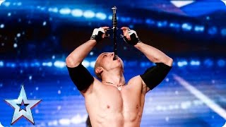 Alexandr Magala risks his life on the BGT stage | Week 1 Auditions | Britain’s Got Talent 2016