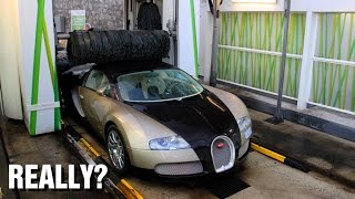 WOULD YOU WASH YOUR BUGATTI LIKE THAT?!