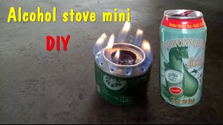 How to make beer can alcohol stove - Simple DIY