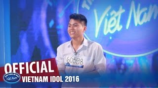 VIETNAM IDOL 2016 - TẬP 1 - CHƯA BAO GIỜ - ĐẶNG VĂN PHÓNG