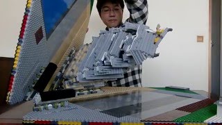 LEGO Pop-up Himeji Castle (dai-tenshu) レゴで飛び出る姫路城(大天守)
