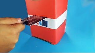 How to Make ATM Machine - Piggy Bank for kids