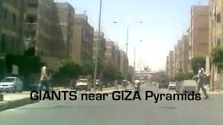 Unreal! | Two GIANT Men spotted nearby Giza Pyramids!