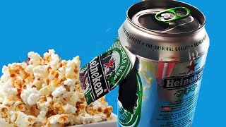 How to Make a Popcorn Machine from Beer Can