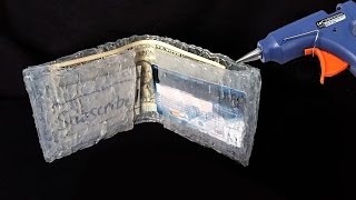 How to make a wallet using hot glue gun