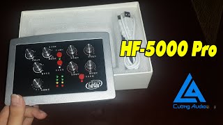 Đập Hộp Và Hướng Dẫn Sử Dụng Sound Card HF-5000 Pro - 2 Triệu 2