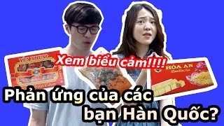 Phản ứng khi ăn bánh kẹo Việt Nam của các bạn Hàn!? 한국 친구들이 베트남 과자를!?