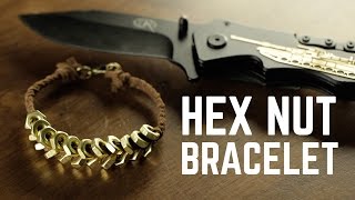 DIY projects - Hex Nut bracelet