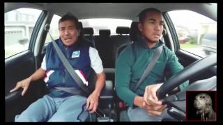 Khi bố Việt dạy con lái xe