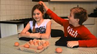 EGG RUSSIAN ROULETTE CHALLENGE WITH ENGLISH SUBTITLES - NINA HOUSTON