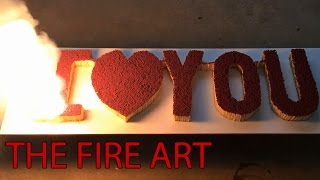 50.000 Match Chain Reaction - Amazing Fire Domino - The Fire Art
