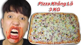 NTN -   Thử Thách Ăn Pizza Khổng Lồ Nặng 3 KG ( Pizza Giant 3 KG )