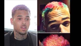 20 Chris Brown's unique hairstyle