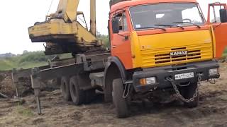 Truck, Tractor, Bulldozer, Tank Stuck in Mud North Roads Russia Siberia Mega Machines Epic Fails