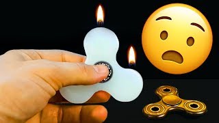 6 AMAZING AND EASY DIY SPINNERS || CANDLE FIDGET SPINNER