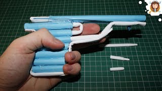 How to make a Paper Gun that Shoots - With Trigger