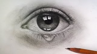 [Hướng dẫn] Vẽ mắt giống như thật bằng bút chì | draw eye with pencil [Drawing tutorial]