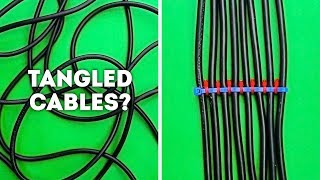 13 CLEVER CABLE ORGANIZATION TIPS
