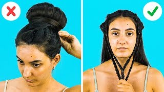 32 EASY HAIRSTYLES TO MAKE UNDER A MINUTE