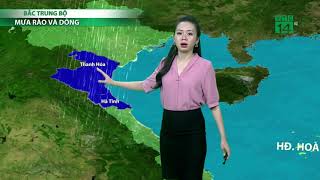 Thời tiết 6h 17/09/2018: Quảng Ninh, Cao Bằng, Lạng Sơn có gió mạnh cấp 6, giật cấp 7| VTC14