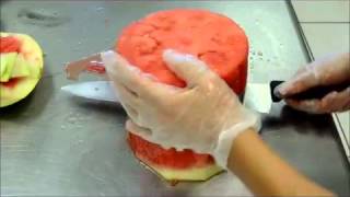 Cách làm bánh kem dưa hấu mát lạnh mùa hè