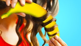 25 WEIRD HAIR HACKS YOU TOTALLY HAVE TO TRY