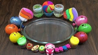 MIXING MAKEUP AND CLAY INTO CLEAR SLIME!!! RELAXING SATISFYING SLIME!!