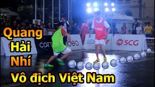 Thử Thách Bóng Đá Quang Hải nhí đánh bại Messi hà nội lên ngôi vô địch tài năng nhí Việt Nam
