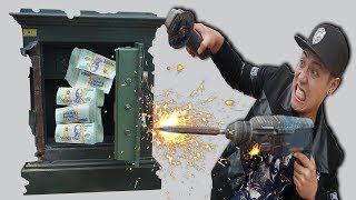 NTN - Thử Thách Phá Hủy Két Sắt Lấy 100 Triệu VNĐ (Destroying the safe and get the money challenge)
