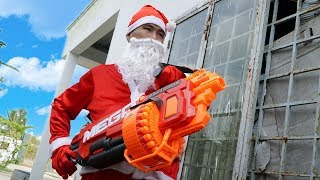 Đồ Chơi Bắn Súng Nerf Cuộc Chiến Noel: Nerf War Santa Claus Battle Shot