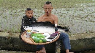 Lần Đầu Ăn Thử Gỏi Cá Hồi - Sốc Tận Não Khi Chấm Mùa Tạt wasabi