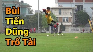 Thử Thách Bóng Đá đi xem Quang Hải , Bùi Tiến Dũng , Đình Trọng U23 Việt Nam tập luyện đấu Thái Lan