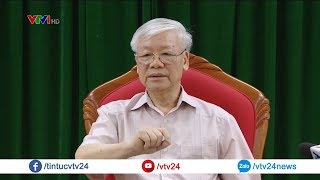 Tổng Bí thư, Chủ tịch nước Nguyễn Phú Trọng chủ trì họp lãnh đạo chủ chốt | VTV24