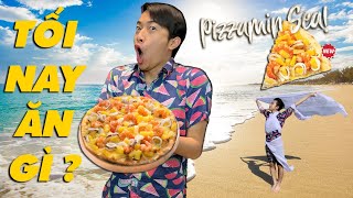 CrisDevilGamer LẦN ĐẦU ĂN PIZZAMIN SEA của DOMINO'S PIZZA | Tối nay ăn gì?