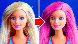 26 NEW DIY BARBIE MAKEOVERS YOU CAN MAKE UNDER 5 MINUTES