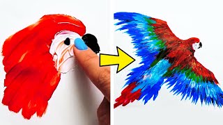 31 AMAZING AND EASY FINGER PAINTING IDEAS FOR BEGINNERS