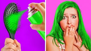 33 UNBELIEVABLE HAIR HACKS, PRANKS AND FAILS || Every Girl Needs To See This