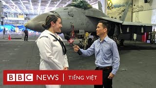 Đi thăm tàu sân bay USS Ronald Reagan cùng BBC News tiếng Việt