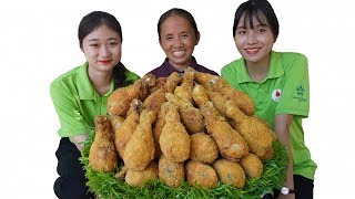Bà Tân Vlog - Làm Mâm Đùi Gà KFC Khổng Lồ Ăn Mừng 3 Triệu Sub | KFC Chicken Thighs