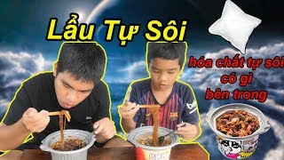 Lần Đầu Ăn Lẩu Tự Sôi Siêu Cay Có Gì Đặc Biệt Bên Trong Gói Hóa Chất Tự Sôi | TQ97