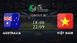 Trực tiếp | Australia - Việt Nam | Vòng loại giải U16 châu Á 2020 | VFF Channel