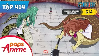 One Piece Tập 414 - Dốc Toàn Lực Chiến Đấu!! Cao Su Đấu Với Mãng Xà - Đảo Hải Tặc