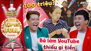 Thách thức danh hài 6 | Tập 3 FULL: Bà Tân Vlog tuyên bố không cần tiền nhưng lại ẳm luôn 100 triệu?