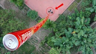 NTN - Thử Xếp 100 Lon Coca Cola Cao 10 MÉT (Building A 100 Coca Can Tower)